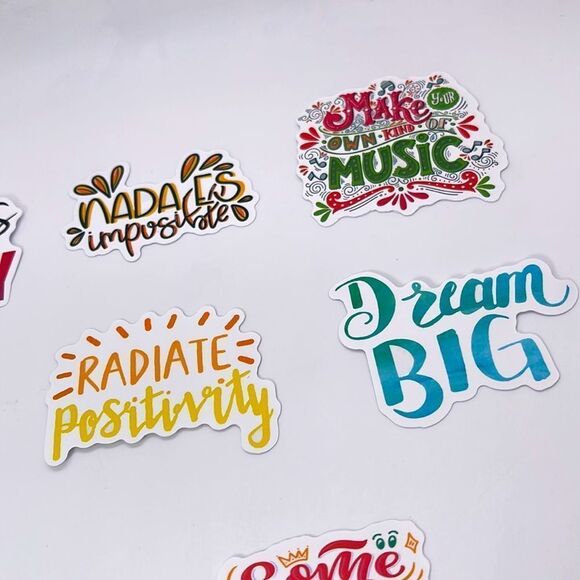 NWT Wool + Pepper Co. Motivational / Inspirational Quote Sticker Pack (8qty) - Picture 4 of 5
